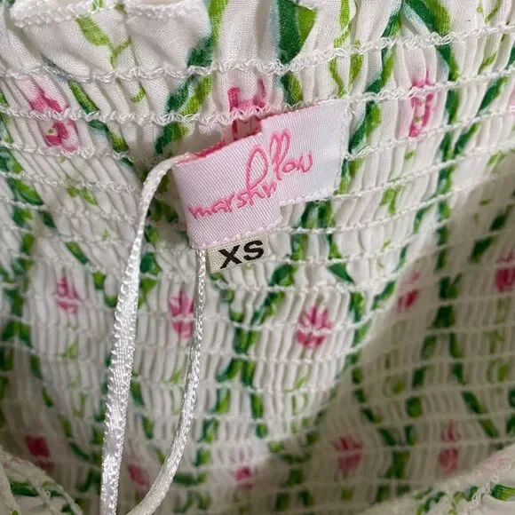 Mary Marshmallow Women’s Size Small Crop Top and Skirt Set Green 2 Piece Set - Picture 7 of 8